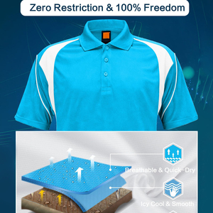 Polos personalizados con color y logotipo para hombre, polos casuales de manga corta para hombre, tacto suave, ligeros, ropa de verano, camisas modernas. - Product Image 4