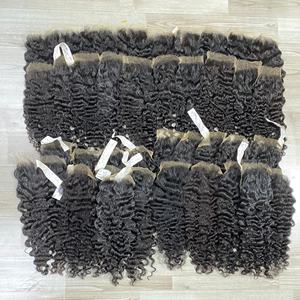 Alta calidad 100% Extensiones de cabello humano vietnamita Cierre HD Encaje Nudo único Mejor precio Buen servicio Garantía para mujeres negras - Product Image 1