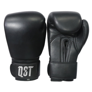 Gants d'entraînement de boxe professionnels en cuir PU respirant, anti-humidité, personnalisables avec fermeture auto-agrippante pour le sparring et le sac de frappe - Product Image 1