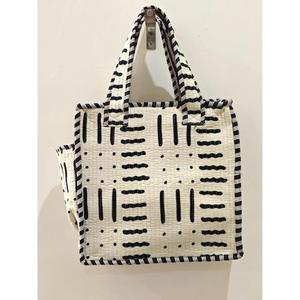 Sac fourre-tout mini en coton matelassé imprimé Ikat style bohème pour femme, petit sac à main fait main, sac de shopping indien, sac de transport quotidien - Product Image 1