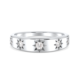 Anillo de compromiso REYES personalizado de oro sólido de 14K con moissanita certificada por GRA para mujer, regalos de boda de lujo, joyería fina. - Product Image 1