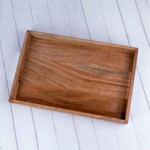 Bandeja de servir de madera en acacia, mango, pino, rojo y otras maderas. Diseño decorativo y personalizado, gran éxito de ventas 2026. - Product Image 3