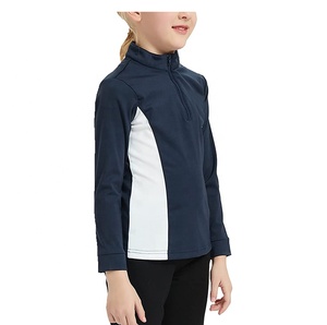 ม้ามืออาชีพอุปกรณ์ขี่ม้าขี่ม้า Baselayer เสื้อสำหรับเด็กขี่ม้าแสดง Baselayer สำหรับ Youn ดาวผู้ขับขี่ - Product Image 5