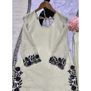 Conjunto de Top y Salwar para Mujer con Elegante Dupatta para Fiestas - Product Image 5