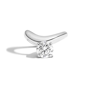 14K Solid Gold Pear Cut Diamond Engagement Wedding Anniversary Ring with IGI Certificate Cloud Offset Round Design - Product Image 3