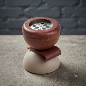 Handmade Sandalwood Bakhoor Incense <b>Burner</b> Arabic Islamic Eco-Friendly Durable Religious Home Decor - Product Image 6