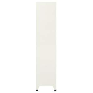 Armario Metálico Moderno Azul Gris de Cinco Niveles, Organizador de Almacenamiento Vertical para Oficina o Garaje - Product Image 4