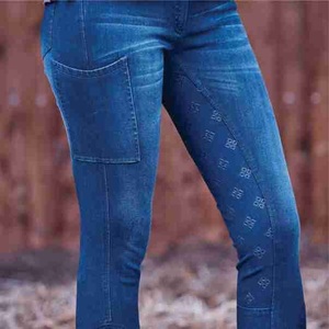 Pantalon d'équitation extensible 4 directions de haute qualité, leggings, collants, vêtements d'équitation en tissu technique au toucher doux - Product Image 3