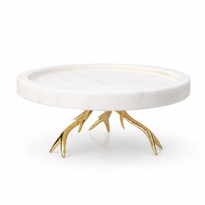 Best Modern Decorative Serving Tray Black Metal Tray with Gold Handles for <b>Coffee</b> <b>Table</b> & Home Decor - Product Image 6