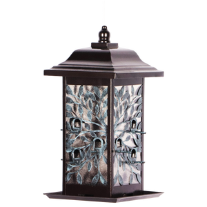 Comedero para Pájaros de Jardín con Diseño Único, Comedero para Pájaros Moderno de Metal - Product Image 1