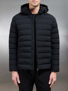 Veste d'hiver matelassée pour homme, style décontracté épais, grande taille, col montant, patchwork avec rembourrage en coton, haute qualité - Product Image 3