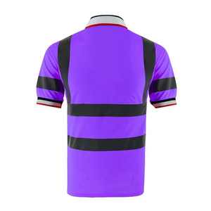 Camiseta Polo de Trabajo Estructurada 100% Poliéster al por Mayor para Trabajadores de Seguridad Vial, Bicolor Reflectante de Alta Visibilidad - Product Image 2