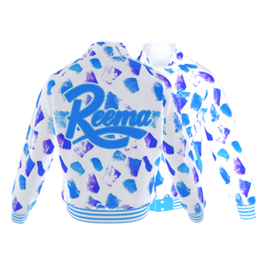 Fabricant REEMA Veste 100% unie haute qualité en laine, vente en gros de logo personnalisé, manches Letterman, bombardier pour homme | Veste Versity Chaqueta - Product Image 5