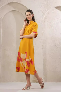 Robes en pur coton OEM/ODM, tissu confortable et écologique, adaptées aux styles décontractés de plage ou de bureau, en provenance d'Inde. - Product Image 3