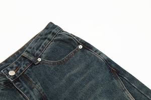 mens loose fit <b>jeans</b> relaxed denim pants baggy style casual wear <b>soft</b> cotton trousers everyday comfort fashion urban clothing - Product Image 5