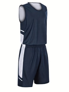 Uniforme de Baloncesto Personalizado 100% Poliéster de Alta Calidad, el Mejor Diseño para Ropa Deportiva Transpirable de Verano para Exteriores - Product Image 1