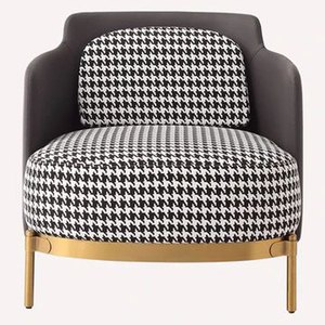 Fauteuil ottoman design pour la maison, en fer et métal, pour café, usage extérieur, écoles et hôpitaux - Product Image 1