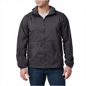 Wholesale Men's Casual Autumn Windbreaker Jacket with Stand Collar Zipper Closure Waterproof Eco-Friendly Quick Dry OEM Service - Product Image 3
