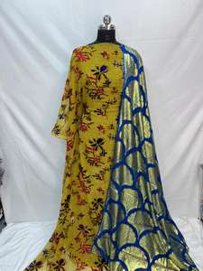 Colección A.K.TRENDY, Conjunto Somali Dirac, Tela Maqbal Ecológica, Bordado Elegante, Vestido de Novia Tradicional de Lujo para Niñas - Product Image 6