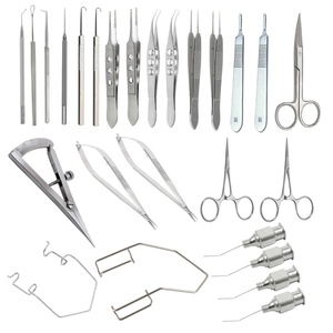 Kit de Herramientas de Acero Inoxidable para el Cuidado de la Visión, Instrumentos Quirúrgicos Oftálmicos, Pinzas, Tijeras, Juego de Palas Corneales, Sadia Khan Industry - Product Image 1