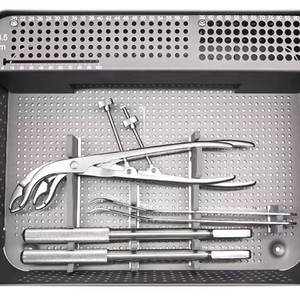 DENTAVEX CORPORATION DC-PK-0055 Kit d'instruments chirurgicaux orthopédiques réutilisables certifiés CE pour traumatologie, ensemble de vis cannelées de 6,5 mm, Classe - Product Image 2