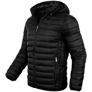 Black Puffer <b>Jackets</b> Cold Weather Winter Bubble Puff Canvas Puffer <b>Jacket</b> with Hood Waterproof Winter <b>Jacket</b> Outerwear Warm - Product Image 1