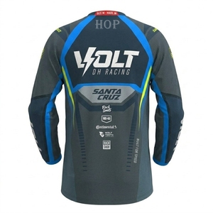 Camiseta de Motociclismo Sublimada con Logotipo Personalizado, Uniforme de Equipo Ligero, Anti-UV, de Poliéster, para Mecánicos de Motocicletas - Product Image 6