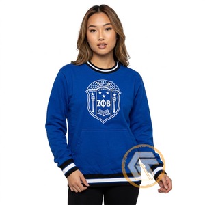 Sweat-shirt en molleton à col rond 380g pour femmes, personnalisé, brodé, uni, Zeta Phi Beta, pour sororité et fraternité, vente en gros - Product Image 1