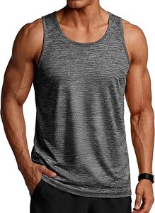 เสื้อกล้ามผู้ชาย MOMENTUM สีฟ้าอ่อน พิมพ์ลาย คอกลม แขนกุด ผลิตจากโพลีเอสเตอร์ 100% ระบายอากาศได้ดี สปอร์ต ทอแบบแห้งเร็ว เหมาะสำหรับใส่ลำลอง - Product Image 5