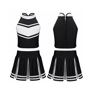 Uniformes de Animadoras Personalizados de Poliéster de Alta Calidad con Logotipo Personalizado, Transpirables, para Práctica, Sublimación OEM - Product Image 3