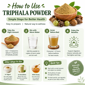 Poudre de Triphala finement moulue 250g, formule naturelle à base de trois fruits, poudre de Triphala à texture lisse et stockage pratique - Product Image 4
