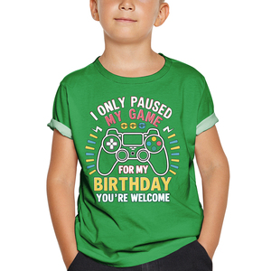 T-shirt pour garçons à manches courtes, 100% coton peigné, qualité supérieure, design 2026, style décontracté, orienté export, service OEM personnalisé - Product Image 5