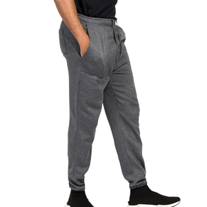 Pantalon de jogging empilé personnalisé à jambe large pour homme, en molleton bouclette, coupe droite évasée - Product Image 1