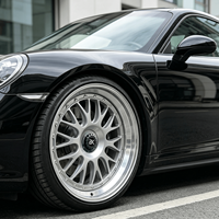 Jantes Bku 3 pièces forgées E88 pour Porsche 991 992 997 GT3 RS Turbo Carrera GTS 20 21 pouces, jantes en alliage concaves personnalisées avec blocage central