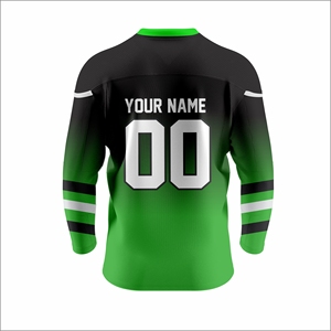 Latest Design Custom Ice Hockey Jersey OEM ODM Ice Hockey Team Uniform Moisture Wicking Breathable Printed 100% Polyester - Product Image 3