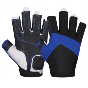 Fabrication sur mesure de gants de plongée en néoprène imperméables, noir et rose, unisexes, pour sports nautiques, fermeture à scratch. - Product Image 2