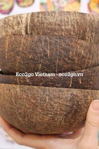Handcrafted Coconut Shell Bowl Natural Artisan Tableware for Home Dining and Food Serving Eco2go Vietnam - Product Image 6