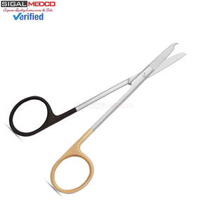 Tijeras de Sutura Rectas de 13 CM con Gancho Delicado, Instrumento Médico y de Enfermería de Acero Inoxidable de Primera Calidad - Product Image 5