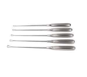 Curette chirurgicale de haute précision réutilisable en acier inoxydable pour l'excision tissulaire, le débridement des plaies, la dermatologie et l'ORL - Product Image 3