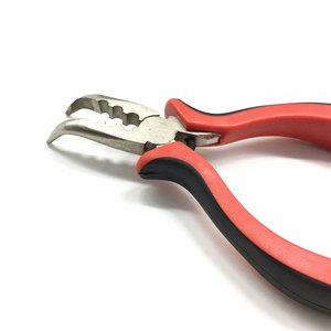 Mini alicates profesionales de 3 orificios para extensiones de cabello con micro anillos, herramienta aplicadora de precisión para cápsulas de cabello con pinzas de extensión - Product Image 3