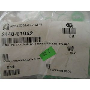 83 AMAT 0440-01042 เลนส์ PB Cap RND สีขาวแบบหลอดไส้ - อุปกรณ์และอะไหล่เซมิคอนดักเตอร์ระดับโลกที่เชื่อถือได้ - Product Image 1