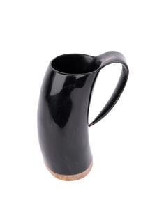 Mug en corne de buffle polie fait main, de qualité supérieure, agate naturelle, inspiré des Vikings, décoration pour la maison - Product Image 2