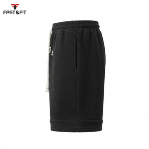 New Arrivals Custom Breathable Waterproof Quick Dry Digital Printing Solid <b>Zipper</b> Fly Casual Style Sports Fitness <b>Shorts</b> - Product Image 6