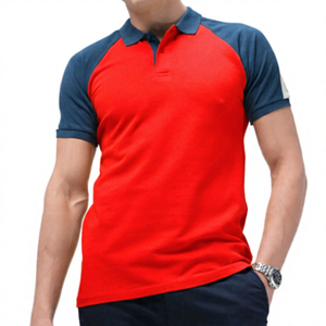 เสื้อโปโลชาย แขนสั้น ผ้าคอตตอนเจอร์ซีย์ ดีไซน์เรียบง่าย ระบายอากาศได้ดี ทรงปกติ สีตัดต่อ - Product Image 3