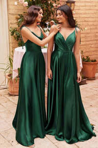 Vestido de Fiesta de Satén de Alta Calidad con Cintura Natural, Costuras Reforzadas, Diseño Personalizado a Bajo Precio - Product Image 2