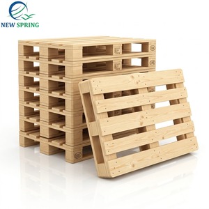New Spring Euro <b>Wooden</b> Pallet Single Faced 4-Way Entry 17kg Heat Treated From Viet Nam for Cargo Transportation - Product Image 1