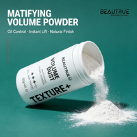 Polvere Texturizzante Professionale per Capelli da Barbiere, Polvere Volumizzante a Finitura Opaca per Acconciature Veloci e Voluminose