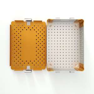 Caja de Esterilización y Desinfección de Aluminio para Instrumentos Quirúrgicos Veterinarios Ortopédicos, Instrumentos Quirúrgicos para Animales de Dentavex - Product Image 1