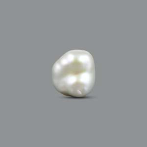 Loose Freshwater Keshi Pearl 4.4 Carat AA-AAAA Grade Coin Shape White Color for Bracelet Jewelry - Product Image 2
