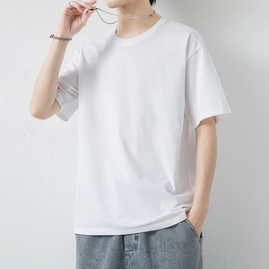 เสื้อยืดโอเวอร์ไซส์ทรงบ็อกซี่ผ้าคอตตอนหนานุ่มพิมพ์ลายที่ไหล่ น้ำหนัก 250 กรัม เสื้อยืดสตรีทแวร์สุดหรู เสื้อโปโลผู้ชายแบบสั่งทำได้ - Product Image 6